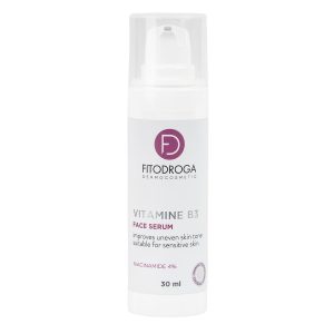 Vitamīna B3 Sejas serums, starojošai ādai - 4 % Niacinamīds (30 ml)